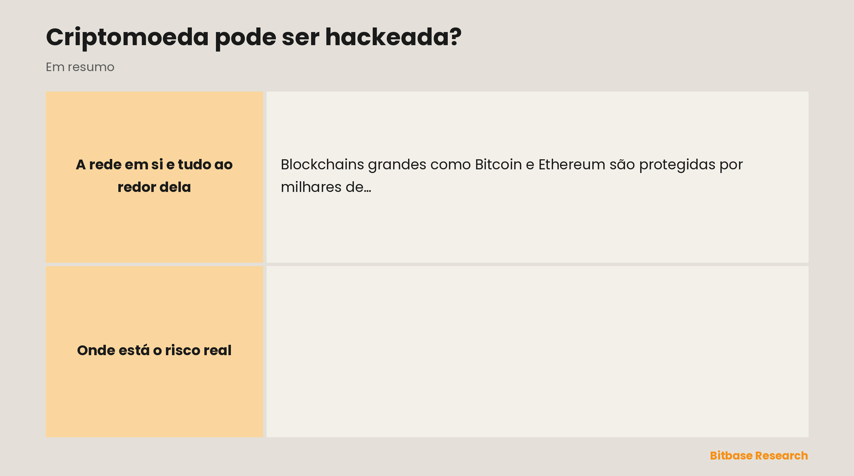 Criptomoeda pode ser hackeada: as redes principais são muito seguras, o ataque de 51%, os alvos reais, seu maior risco e como se proteger.