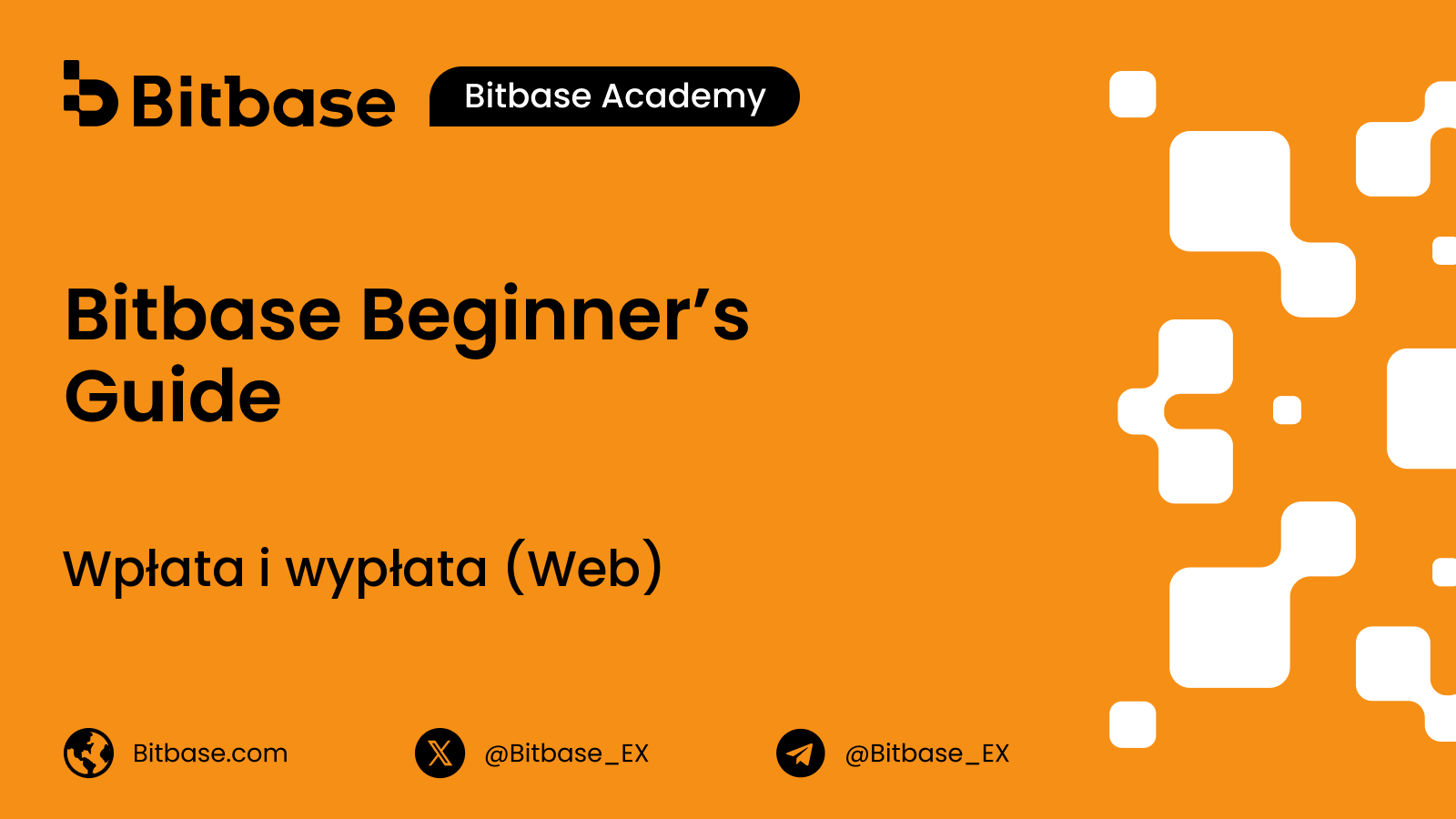 Jak wpłacić i wypłacić kryptowalutę na Bitbase — Web