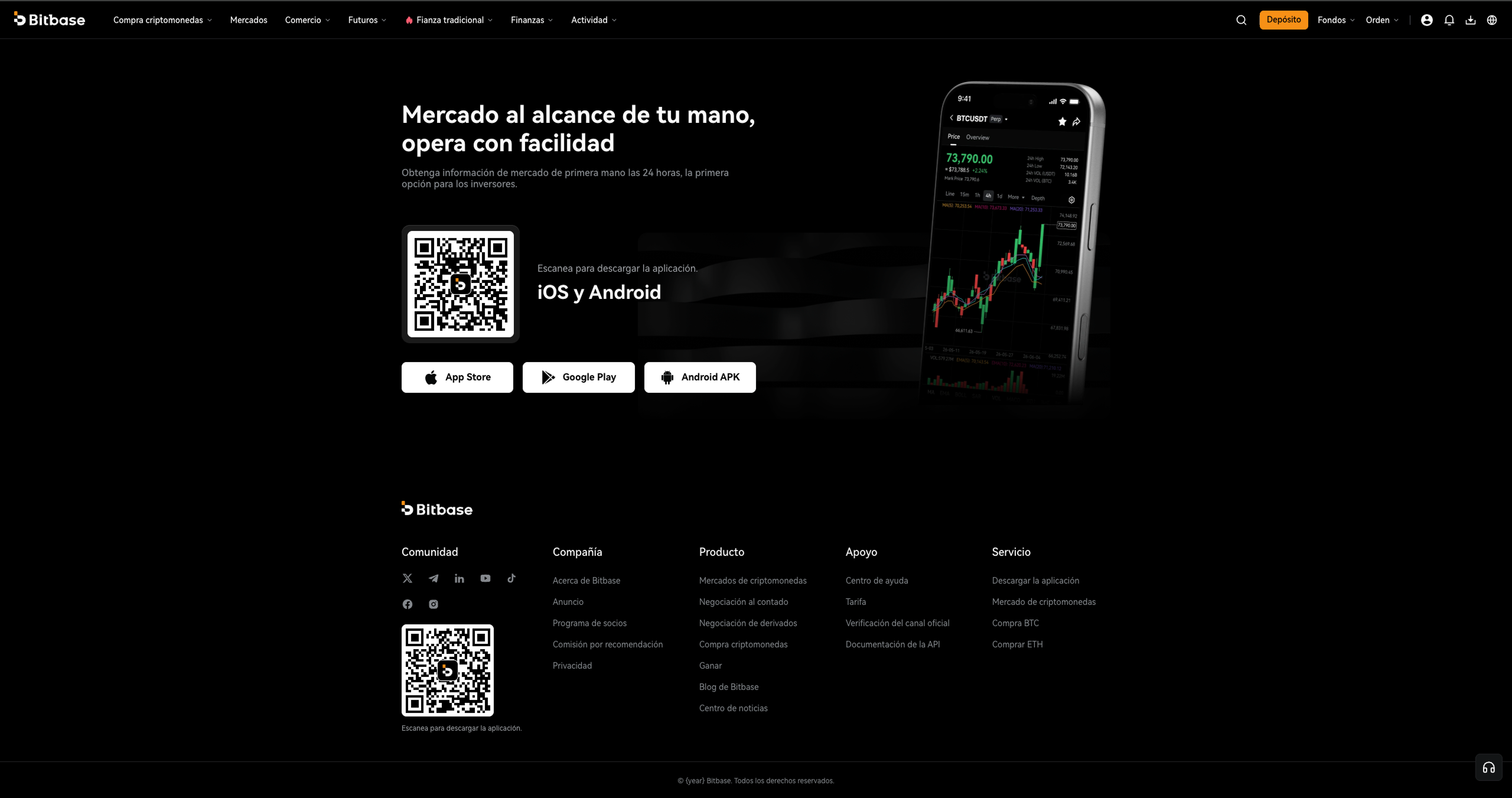 Cómo descargar la app de Bitbase y depositar y retirar cripto (App)-bitbase-8632