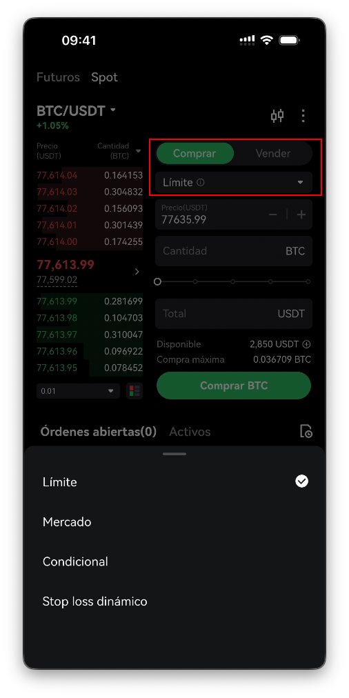 Cómo operar cripto en la app de Bitbase (Spot y Futuros)-bitbase-8102
