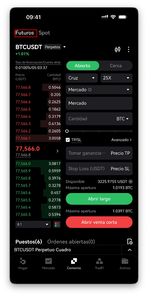 Cómo operar cripto en la app de Bitbase (Spot y Futuros)-bitbase-4154