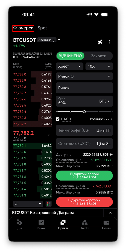 Як торгувати криптовалютою в застосунку Bitbase (Spot і Ф'ючерси)-bitbase-9158