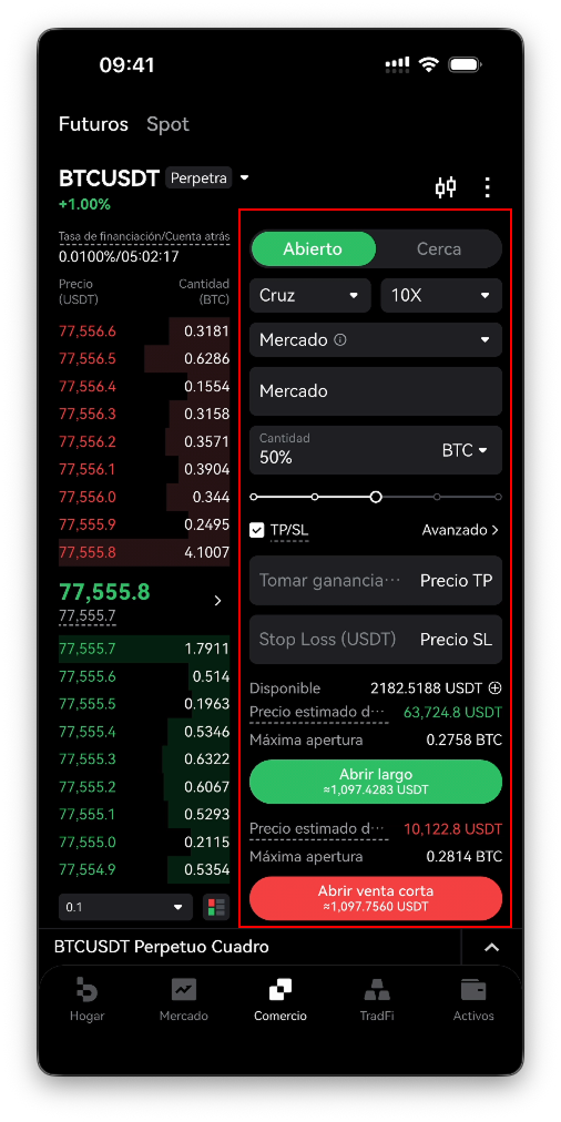 Cómo operar cripto en la app de Bitbase (Spot y Futuros)-bitbase-7127