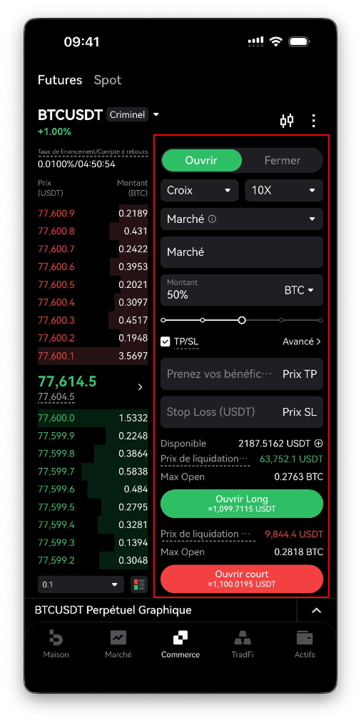Comment trader des cryptos sur l'application Bitbase (Spot et Futures)-bitbase-1798