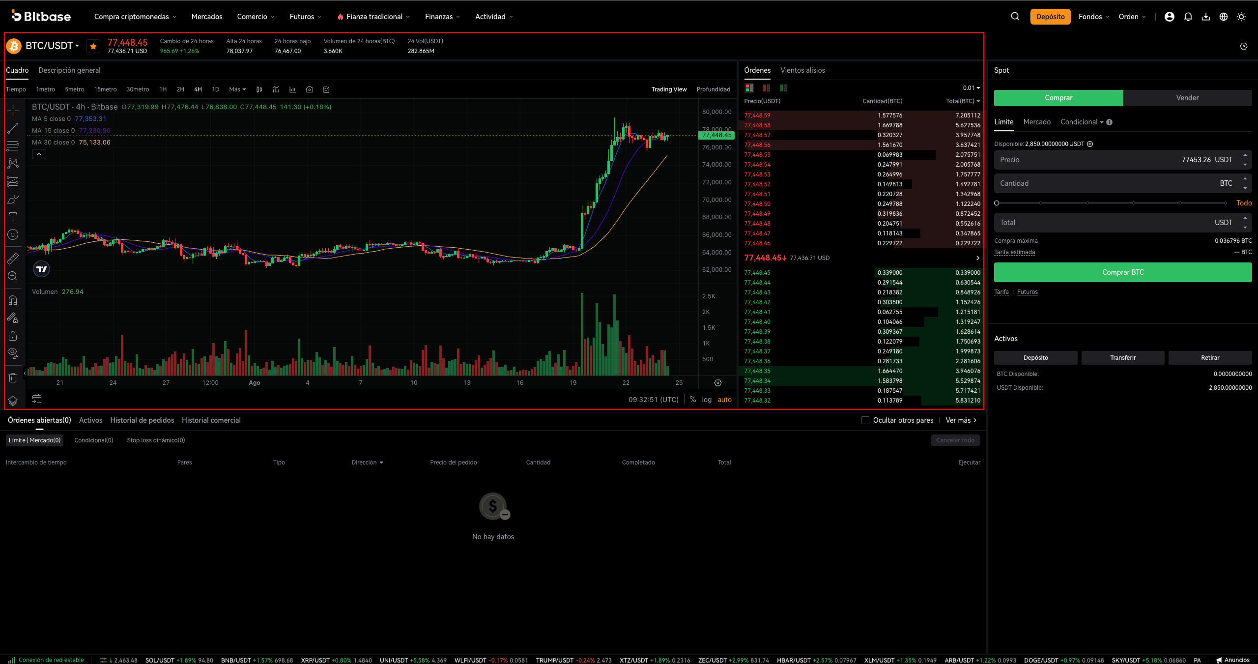 Cómo operar cripto en Bitbase: Web (Spot y Futuros)-bitbase-6350