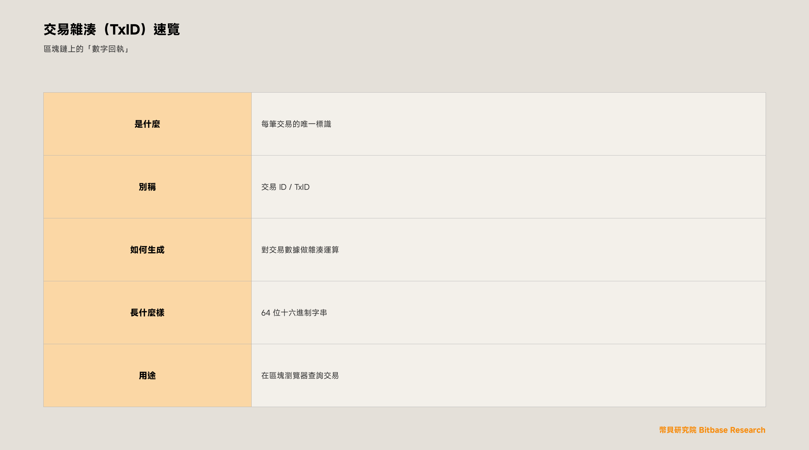 什麼是交易雜湊（Transaction Hash / TxID）