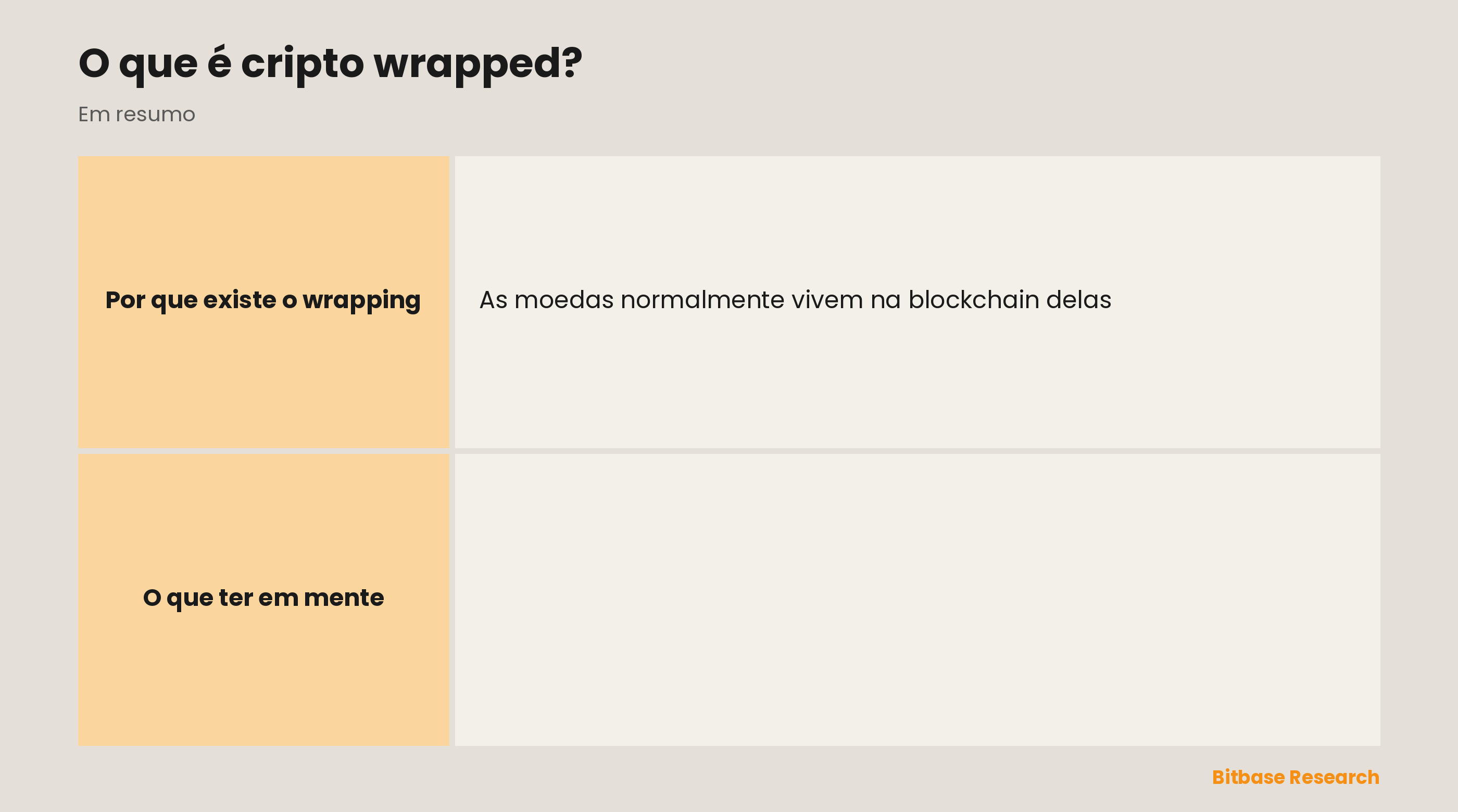 Cripto wrapped: o que é, um exemplo, por que existe, como é lastreada 1:1 e o principal ponto de atenção.