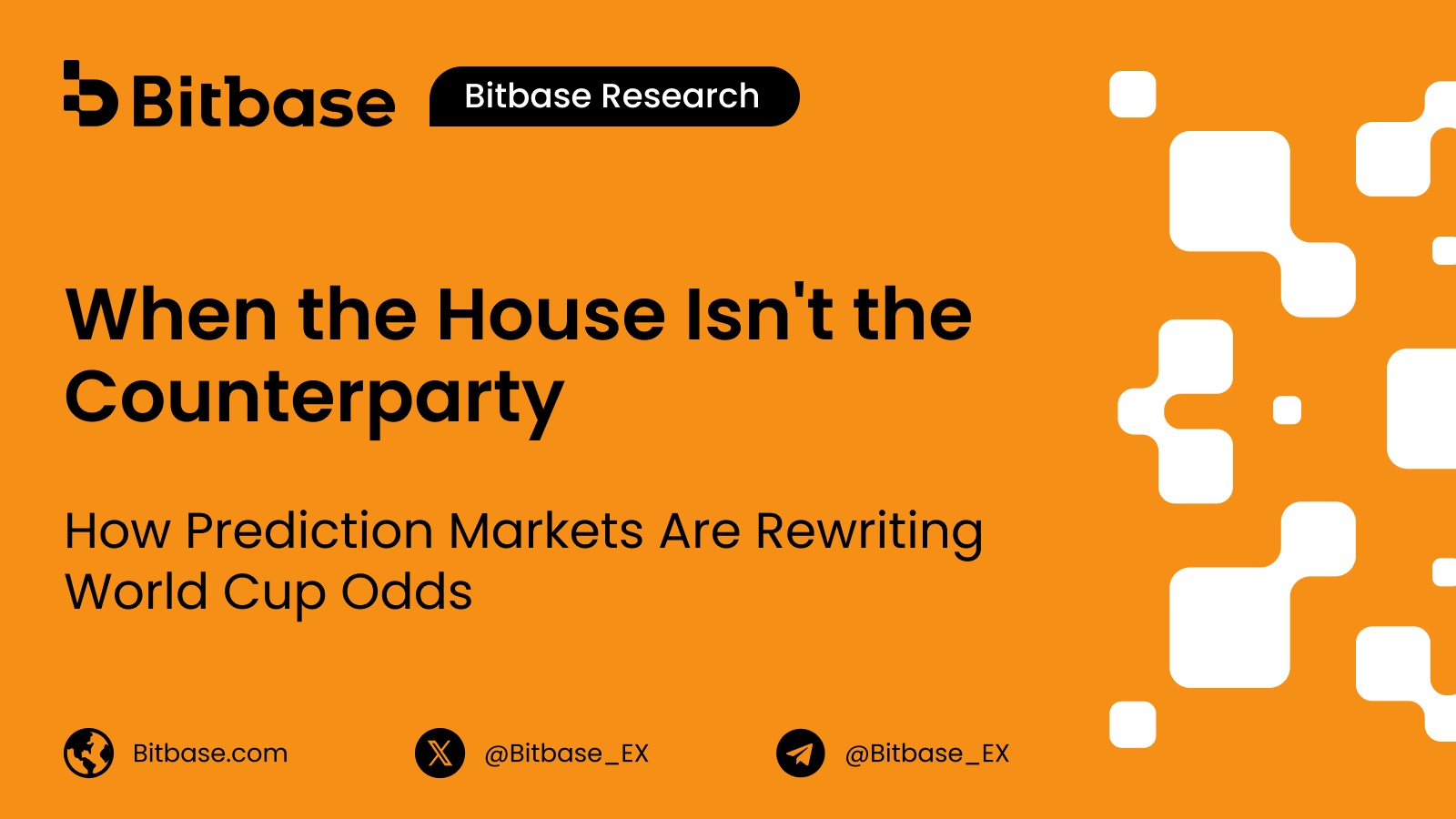 When the House Isn't the Counterparty: How Prediction Markets Are Rewriting World Cup Odds